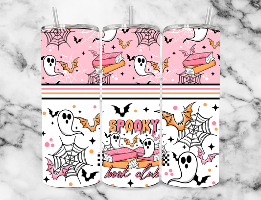 Spooky book club 20z Tumbler Wrap (sublimation transfer)