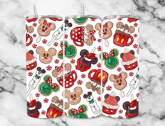 Christmas snacks 20z Tumbler Wrap (sublimation transfer)