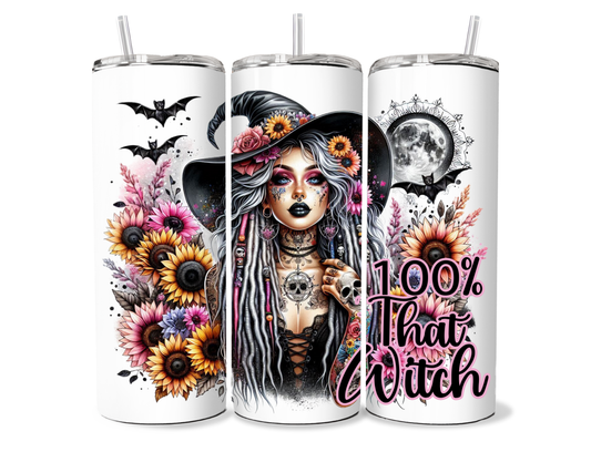 100% that witch 20z Tumbler Wrap (sublimation transfer)