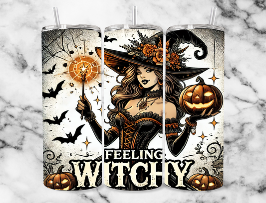 Feeling witchy 20z Tumbler Wrap (sublimation transfer)