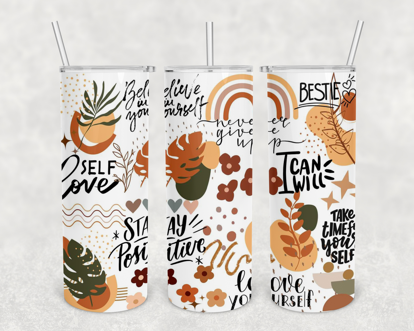 Earthy Affirmations 20z Tumbler Wrap (sublimation transfer)