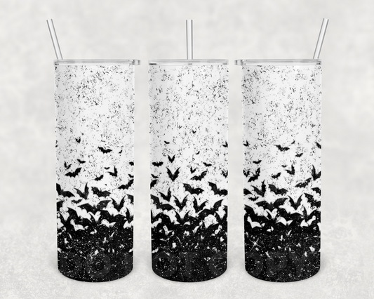 Faux glitter bats 20z Tumbler Wrap (sublimation transfer)