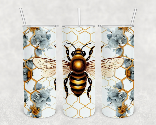 Golden bee 20z Tumbler Wrap (sublimation transfer)