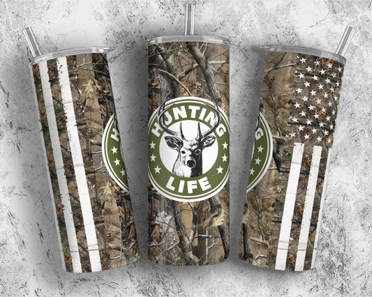 Hunting life 20 oz tumbler (finished product)