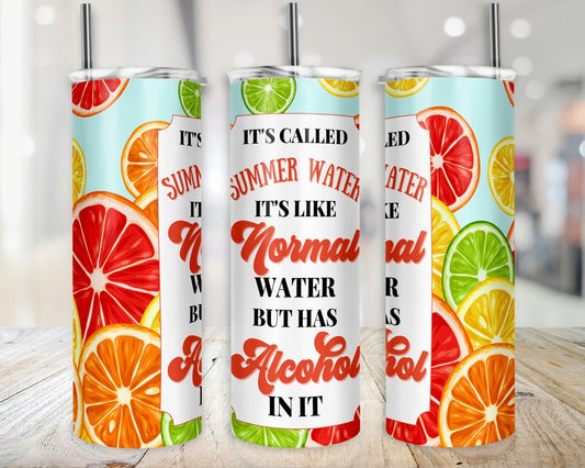 Summer Water 20z Tumbler Wrap (sublimation transfer)