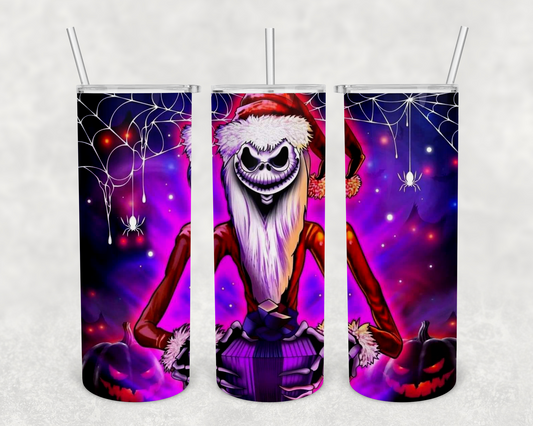 Jack Santa Tumbler Wrap (sublimation transfer)