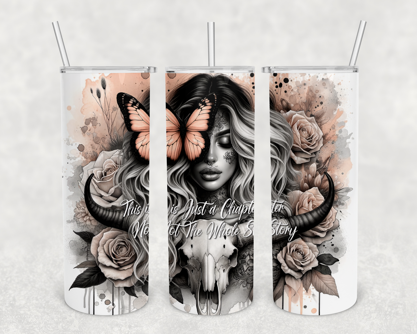 boho just a chapter 20z Tumbler Wrap (sublimation transfer)