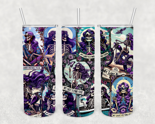 Last fuck purple  20oz Tumbler Wrap (sublimation transfer)