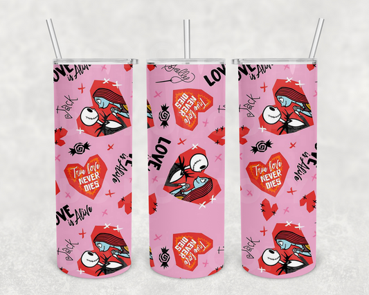 Love is alive 20z Tumbler Wrap (sublimation transfer)