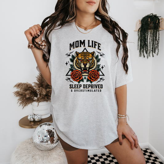 Mom life tiger Full Color DTF Transfer