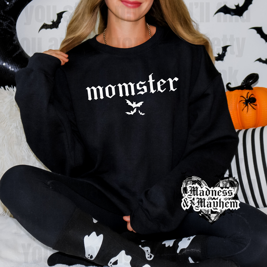 Momster crew neck sweatshirt (finished product)