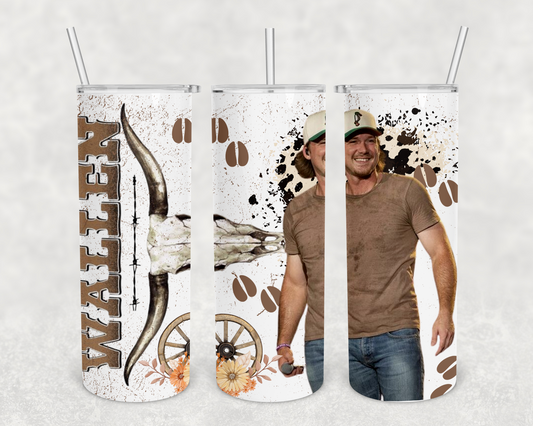 Morgan Wallen 20 oz tumbler (finished product)