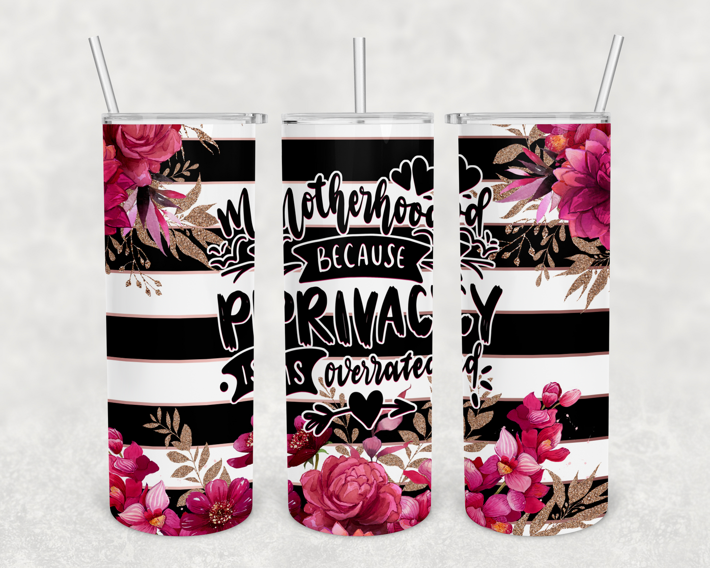 Motherhood Privacy 20z Tumbler Wrap (sublimation transfer)