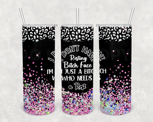 RBF sparkle 20z Tumbler Wrap (sublimation transfer)