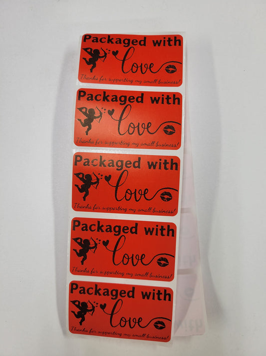 Packaged with Love Packaging Stickers