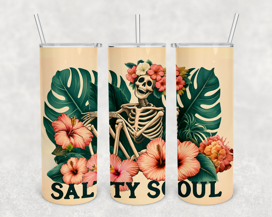 Salty Soul 20z Tumbler Wrap (sublimation transfer)