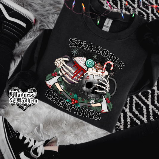 Seasons Creepings cups crew neck sweatshirt (finished product)