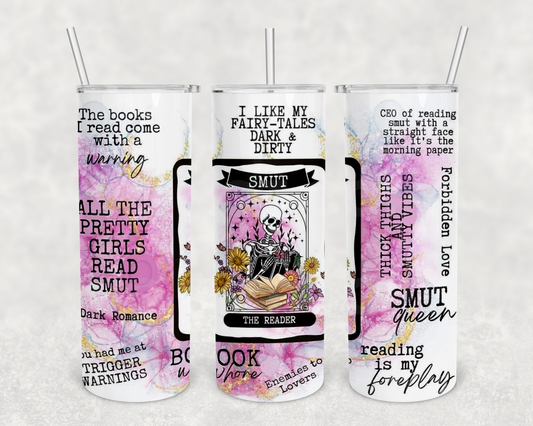 Smut Tarot Card 20 oz tumbler (finished product)