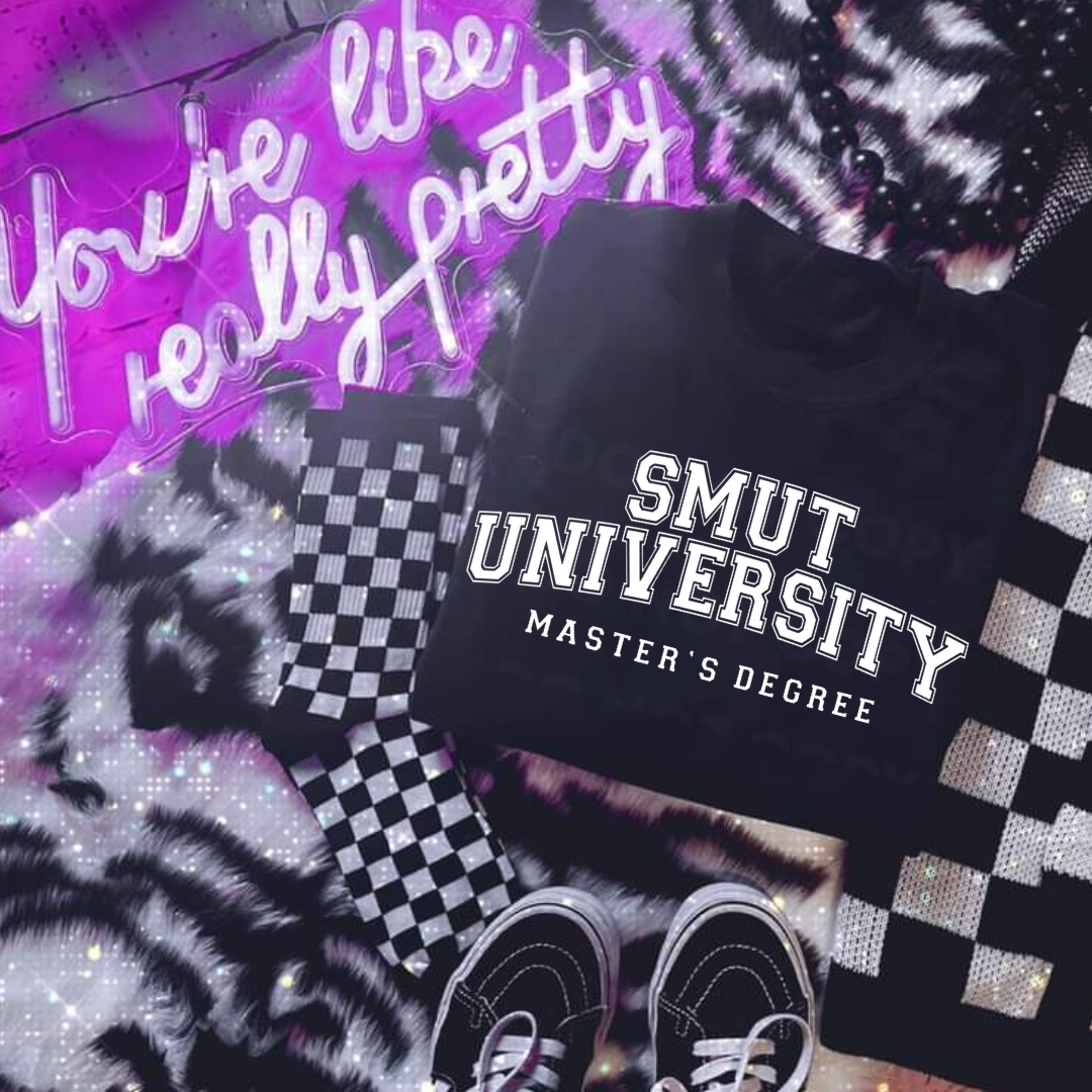 Smut University Shirt (finished product)