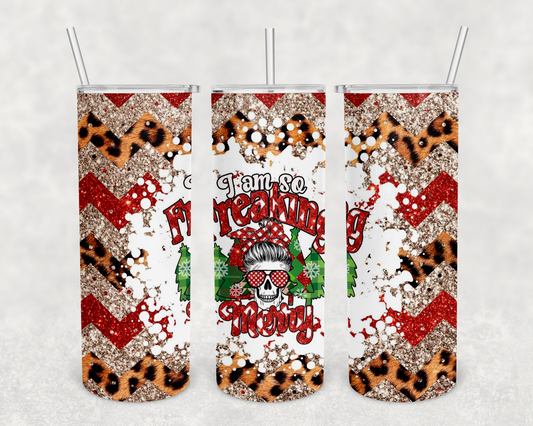 So freaking Merry Tumbler Wrap (sublimation transfer)