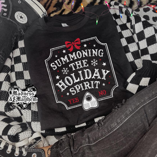 Oujia summoning the holiday spirit Shirt (finished product)