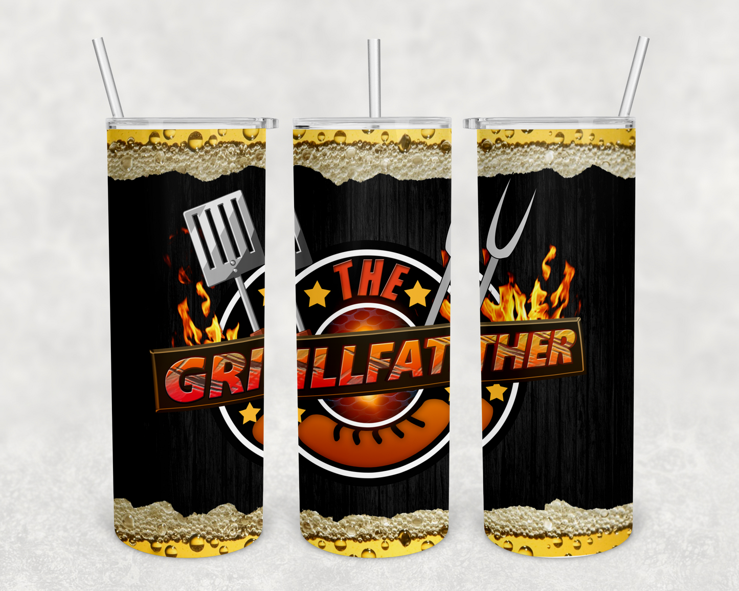 the grillfather 20z Tumbler Wrap (sublimation transfer)