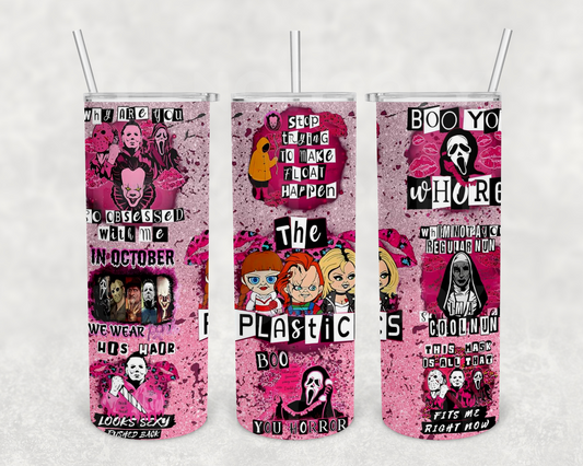 The Plastics 20 oz tumbler (finished product)