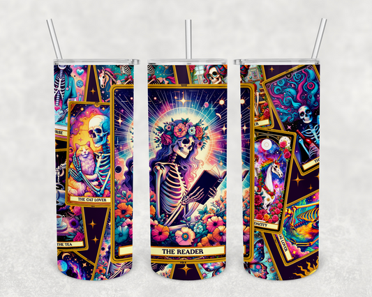 The reader tarot card 20z Tumbler Wrap (sublimation transfer)