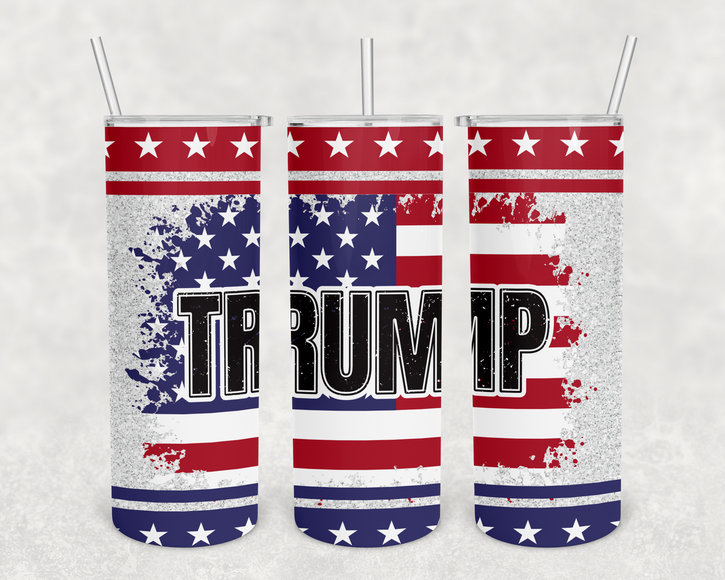 Trump Flag 20z Tumbler Wrap (sublimation transfer)