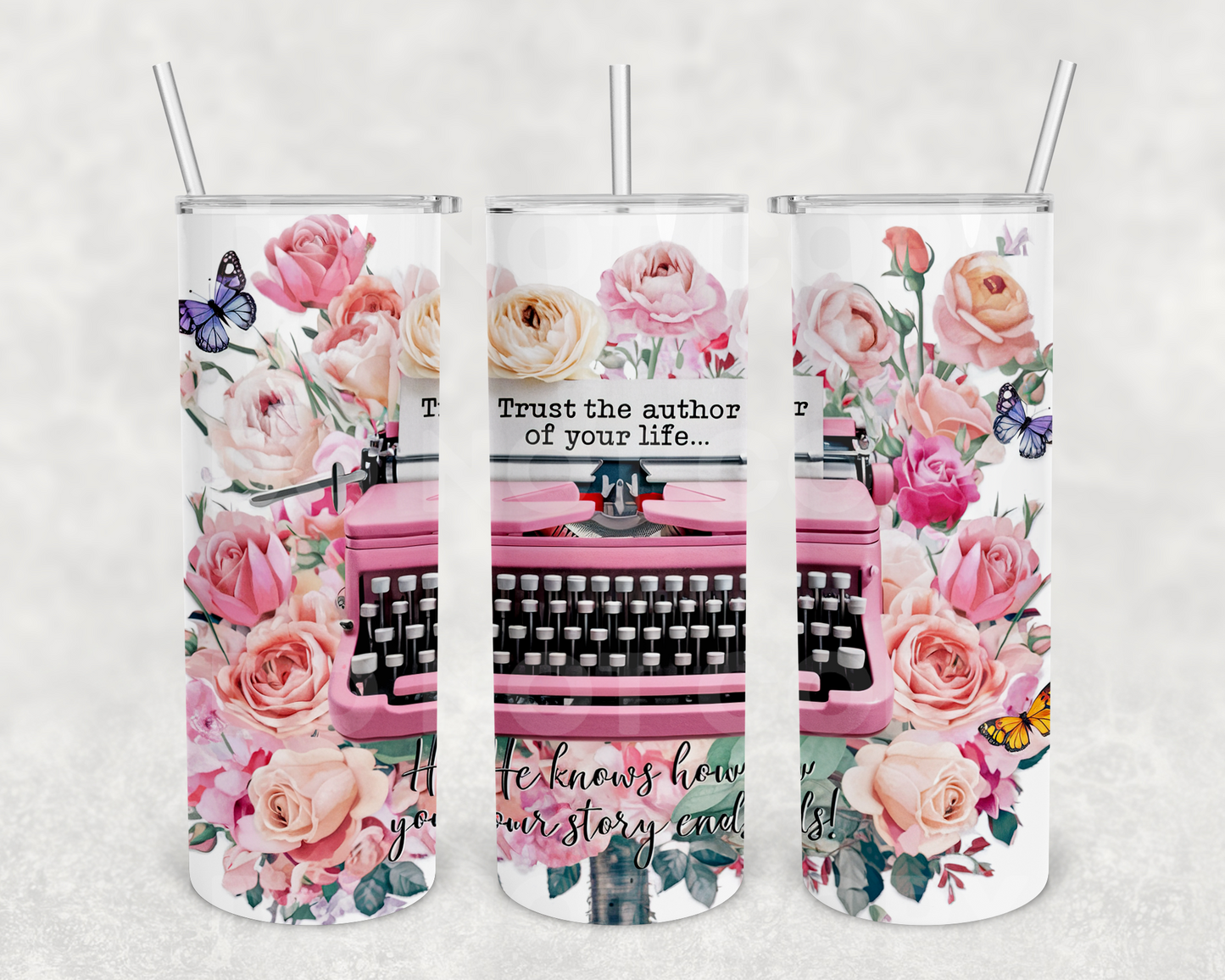 Trust the author 20oz Tumbler Wrap (sublimation transfer)