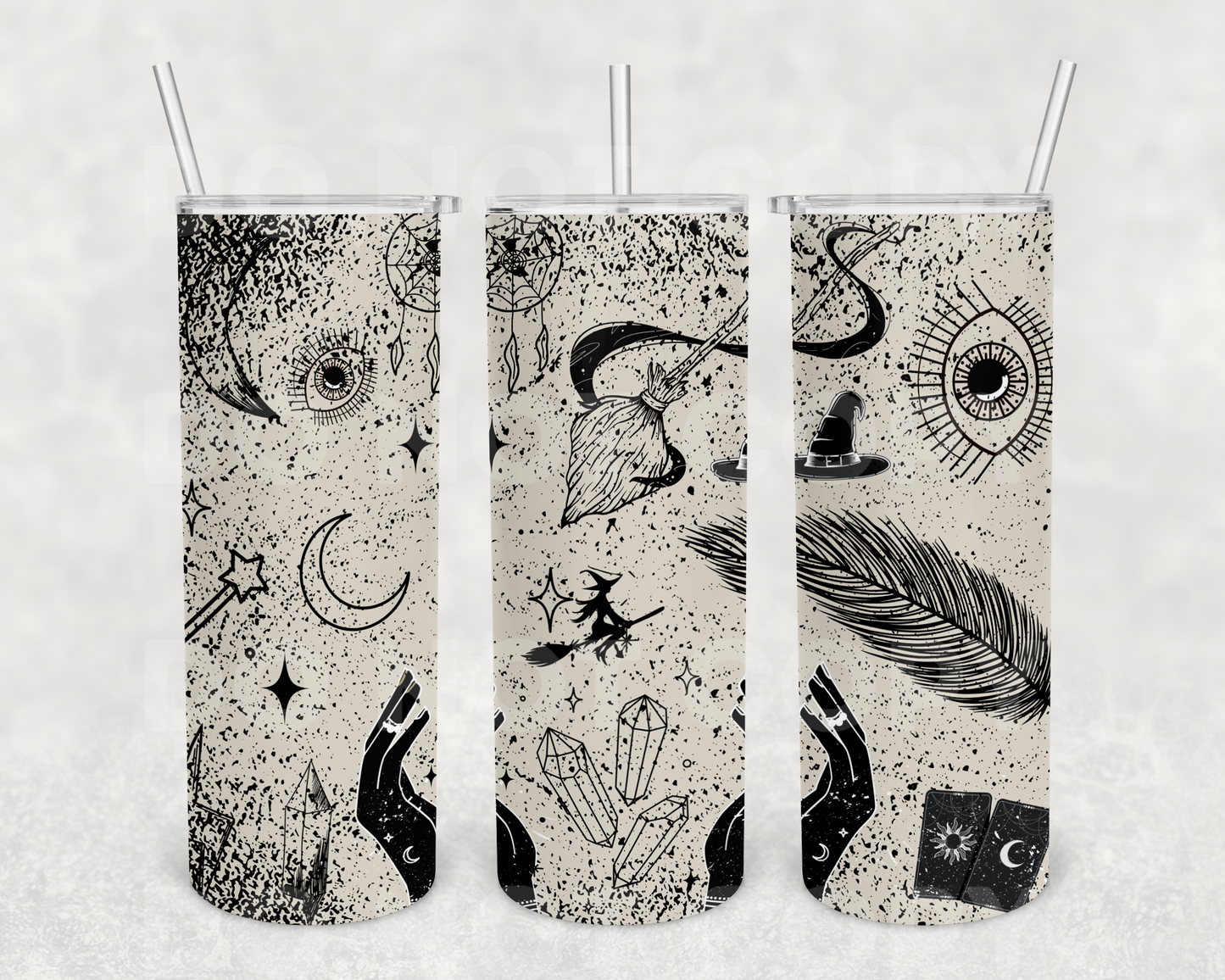 Witchy Hands 20z Tumbler Wrap (sublimation transfer)